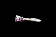 18ct Yellow Gold Diamond and Ruby Five Stone Ring