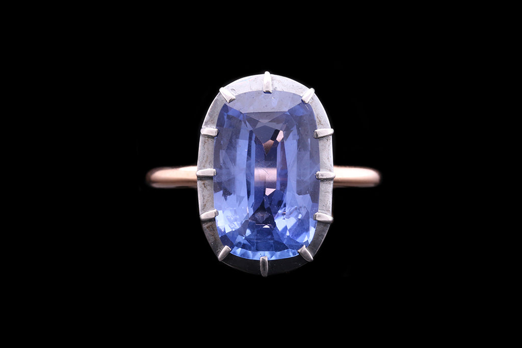 Single stone hot sale sapphire ring